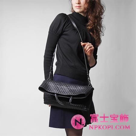 ボッテガヴェネタ/BOTTEGA VENETA/ レザートートバッグ（２ＷＡＹ仕様） /ブラック282929 v0016 8175